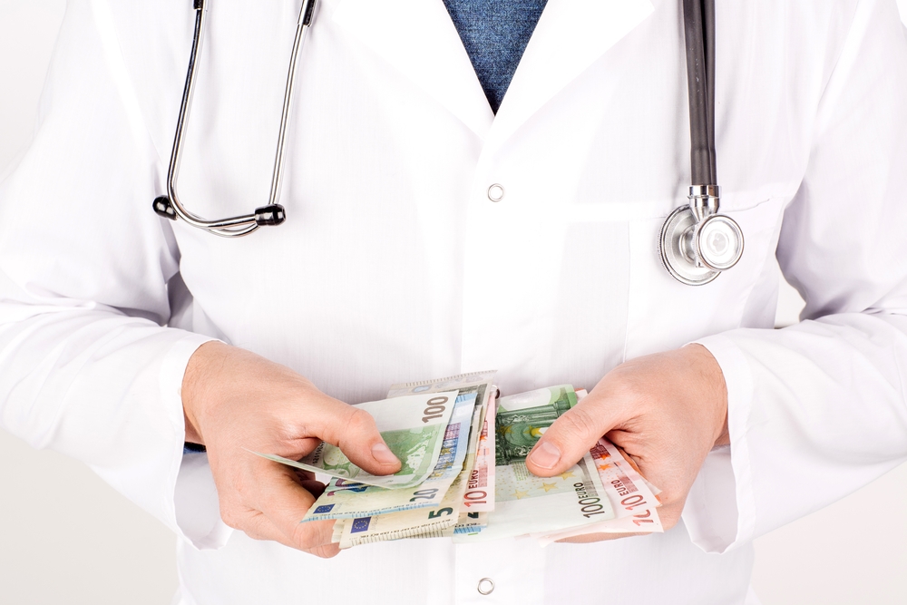 Income as a doctor